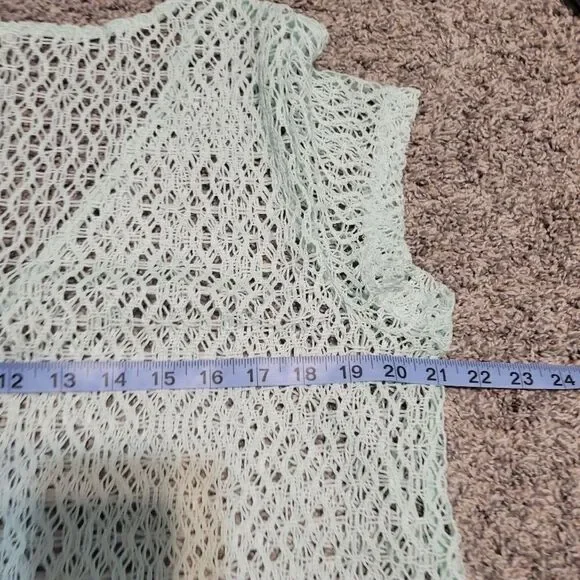 Ladies Swimsuit  Pullover Coverup   Eyelet Top sz  Large - Picture 12 of 13